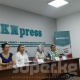 Бишкекте "Ош базардагы" соодагерлер жайма базар маселеси боюнча маалымат жыйын өткөрүүдө