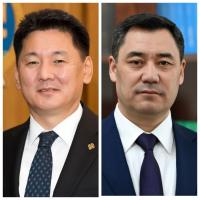 Садыр Жапаров Монголиянын жаңы шайланган президентин кызматына киришүүсү менен куттуктады