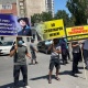Биринчи Май райондук сотунун алдында Асылбек Жээнбеков менен Төрөбай Зулпукаровдун тарапташтары митинг өткөрүүдө