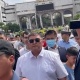 Кыргыз балбандарын "Ала-Тоо" аянтында эл менен кошо Камчыбек Ташиев да алга сүрөөдө