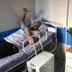 Кыргыз өлкөсү - Палестина беттешинде эс-учун жоготкон палестиналык машыктыруучу ооруканада дарыланууда