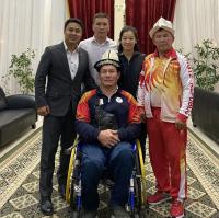 Паралимпиада: Арстанбек Базаркулов өлкөгө кайтып келди