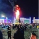 Казакстанда Жаңы жылдык балаты жанбай жатып өрттөнүп кетти