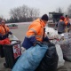 Жаңы жыл салтанатынан кийин Ош шаарынын борбордук аянтынан 26 куб таштанды чыкты