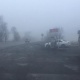 Абайла, айдоочу! Чүйдөгү айланма жолду коюу туман каптап жатат