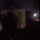 Бишкекте көмүр жүктөлгөн КамАЗ жеңил унаадан качам деп жолдун ортосуна кулады (видео)