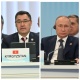 Садыр Жапаров менен Владимир Путин Астанадагы саммитке өздөрү суу ала барышкан