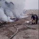 Баткенде тилсиз жоонун айынан сарайдын чатыры толугу менен күйүп кетти
