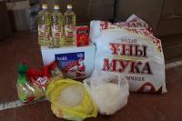 Манас районундагы 50 үй-бүлөгө тамак-аш азыктары таратып берилди