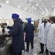 Акылбек Жапаров "Кыргыз шампаны" ишканасынын ишмердүүлүгү менен таанышты