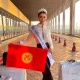 21 жаштагы модель Саадат Асылбекова "Дүйнөнүн топ модели" сынагына катышуу үчүн Египетке учту