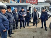 Кызыл-Кыя шаарында кичи автобустардын айдоочуларына айып салынды