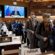 Орусиянын тышкы иштер министри сөз сүйлөп баштаганда Женевадагы залдан бир нече делегация чыгып кетти