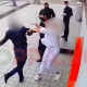 Көчөдө аял менен эркектин мушташып жаткан видеосу боюнча милиция маалымат таратты