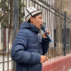 Бишкек шаардык сотунун алдында митинг өтүүдө