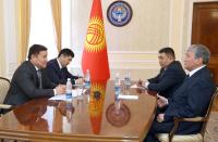Талант Мамытов менен Саханын парламентинин төрагасынын орун басары кызматташтык маселелерди талкуулашты