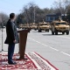 Садыр Жапаров аскерлерге Тигр брондолгон унааларын тапшыруу аземине катышты (фото)