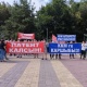 Бишкекте соодагерлер ККМ аппаратын колдонууга каршы кайрадан митингге чыгышты