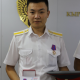 Өрттөн энеси менен кызынын өмүрүн сактап калган милиция кызматкери сыйланды