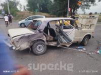 Сокулукта эки жеңил унаа кагышып, 3 адам жабыркады