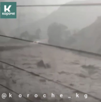 Боомдо сел жүрүп, жол каттамы эки тараптуу жабылды