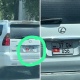 Армениянын номерине кыргыз желегин чаптап алган Lexus LX470'тин айдоочусуна 10 миң сом айып салынды
