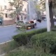 Бишкекте жеңил унаадан өрт чыкты (видео)