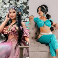 Кар ханышасы, "Русалка"... Шоу-бизнестеги айымдардын мультфильм каармандарын туураган сүрөттөрү