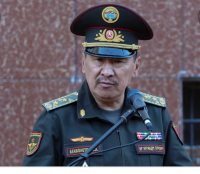 Коргоо министри жол кырсыгына кабылган курсанттардан кабар алды