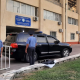 Садыр Жапаров футбол боюнча беттешке катышууга стадионго келди (фото)