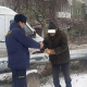 Ызгаардуу суук! Кызыл-Кыяда үй-жайсыз адамдар реабилитациялык борборго жеткирилүүдө