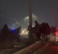 Бишкектеги үрөй учурган жол кырсык: Рулда 18 жаштагы кыз болгон