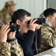 Садыр Жапаров Балыкчыдагы аскердик машыгууга көз салды (фото)